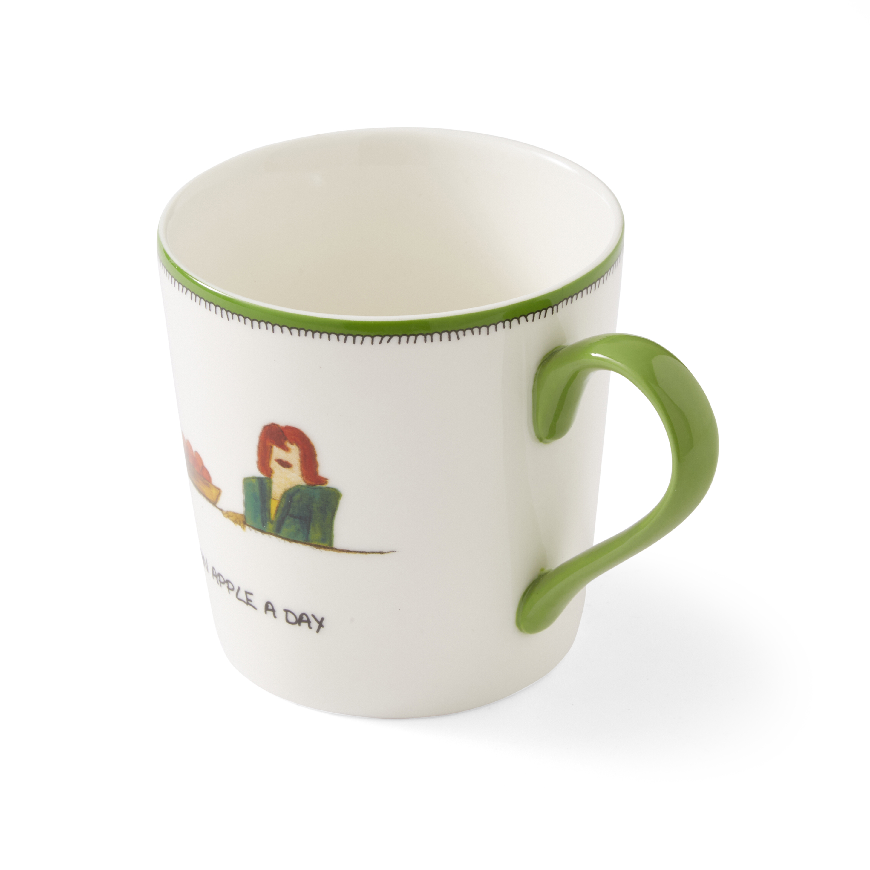 Kit Kemp Doodles Apple a Day Mug image number null